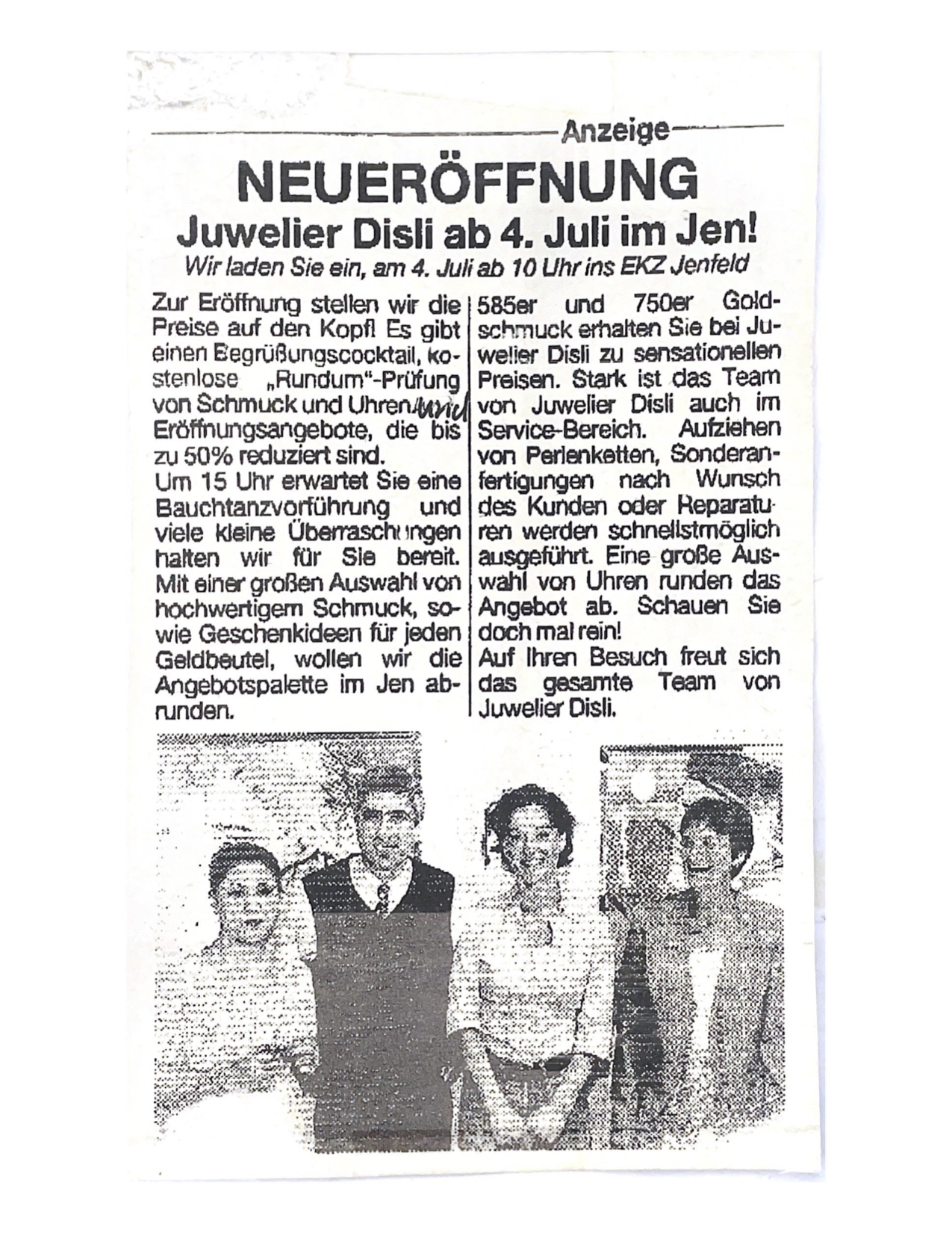 NEUERÖFFNUNG